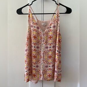 LOFT Women's Multicolor Floral Camisole